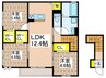 クレール 3LDKの間取り
