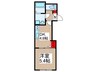 KEIAI RESIDENCE 北戸田 1DKの間取り