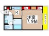 リブリ・ソル　ポトロ 1Kの間取り