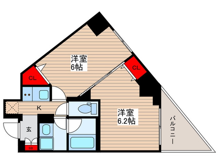 間取り図 ルフレプレミアム押上ノルド