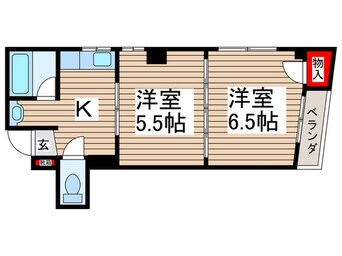 間取図 エスティ－ム平井