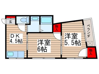 間取図 エスティ－ム平井