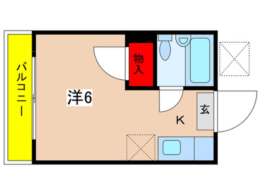 間取図 フラワ－ハイツＡ棟