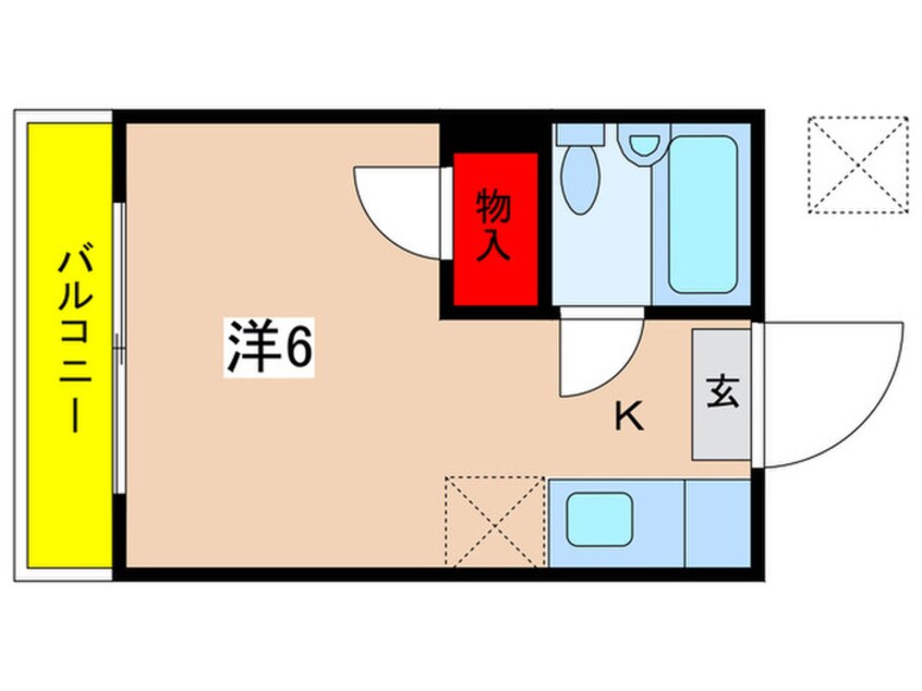 間取図 フラワ－ハイツＡ棟