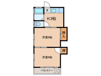 間取図 第二萬両荘