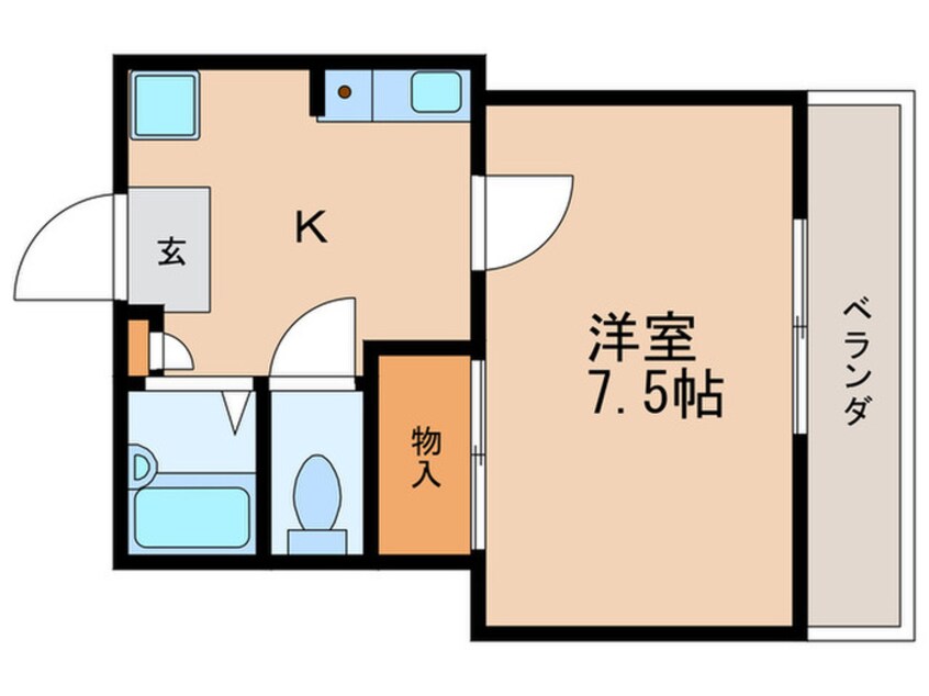 間取図 ハイツ・フローラ