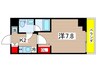 GENOVIA木場skygarden(702) 1Kの間取り