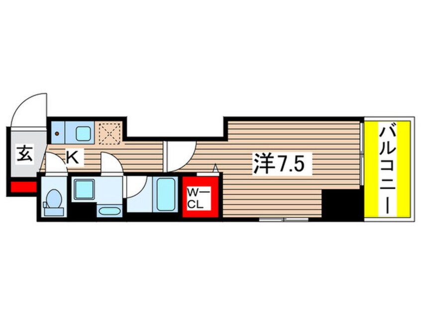 間取図 ミレドゥーエ両国