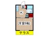 ソワサント成田 1Kの間取り