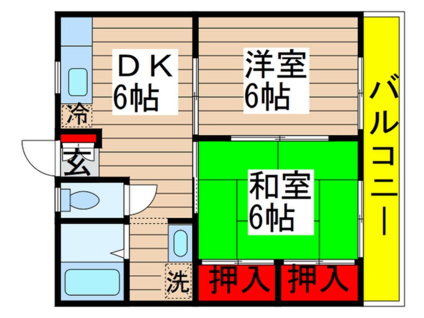 間取図 ソワサント成田