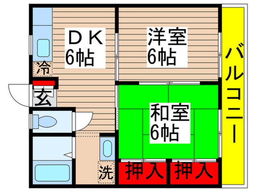 間取図 ソワサント成田