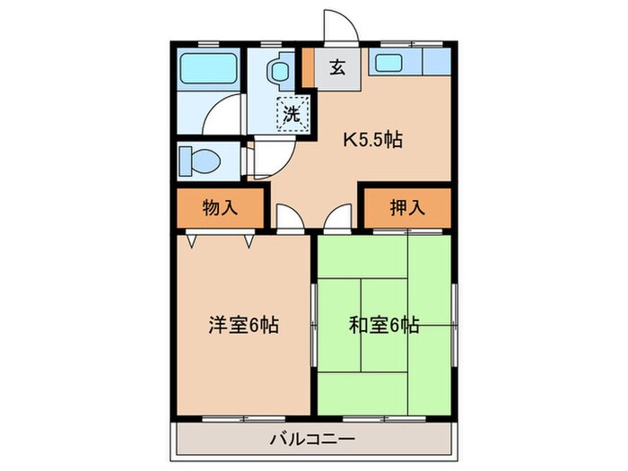 間取り図 フラッツマキ