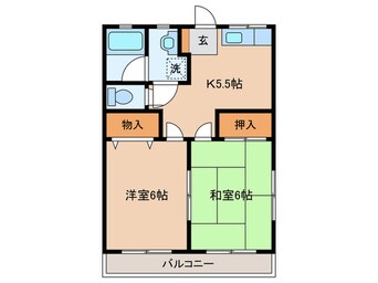 間取図 フラッツマキ