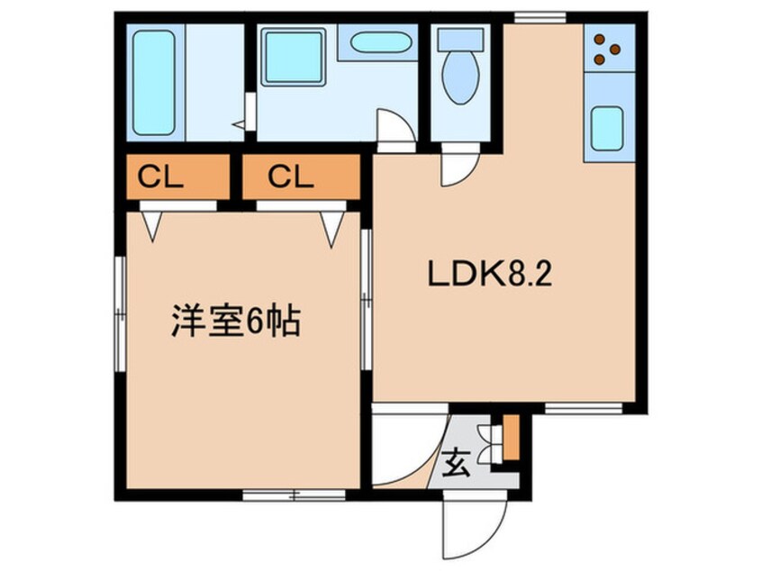 間取図 CLASSICA自由が丘