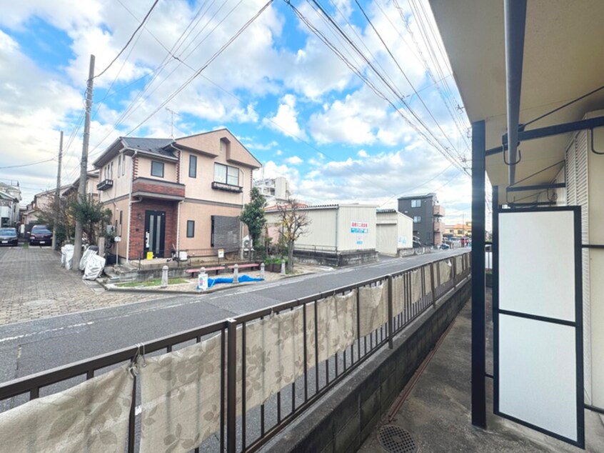 室内からの展望 第三コーポハナイ