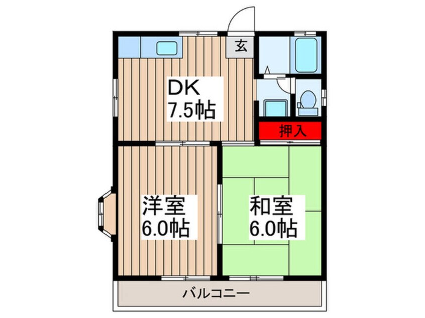 間取図 ライトハウスＢ棟