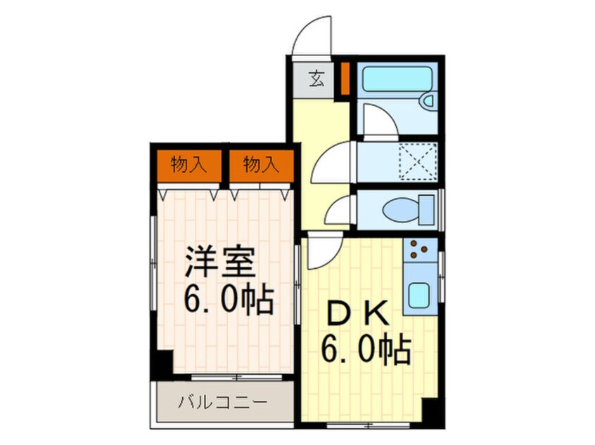 間取図 ジュンヴェ－ル山本