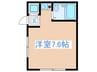 ａｐａｒｔｍｅｎｔ　Ａ-ＲＵ 1Rの間取り