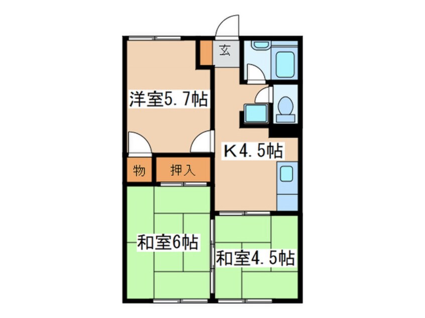 間取図 メゾンヒサシ