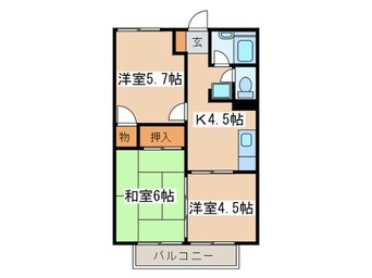 間取図 メゾンヒサシ