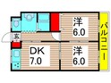 綾瀬グリーンハイツの間取図