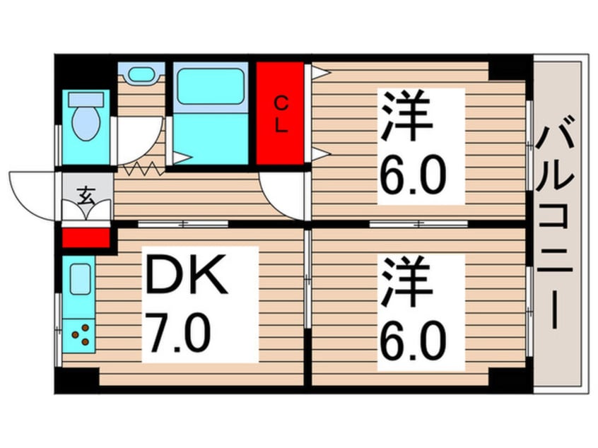 間取図 綾瀬グリーンハイツ