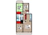 飯能マンションA(302) 3LDKの間取り