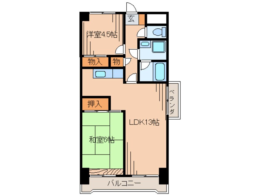 間取図 グリーンキャッスル市ヶ尾