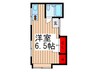 ハイム野村 1Rの間取り