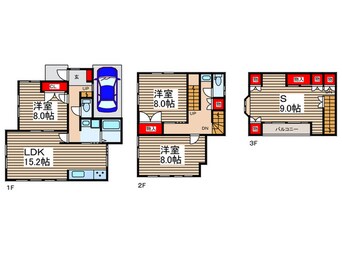 間取図 仮）富士見市羽沢３丁目戸建