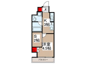 間取図 ガリシア竹ノ塚