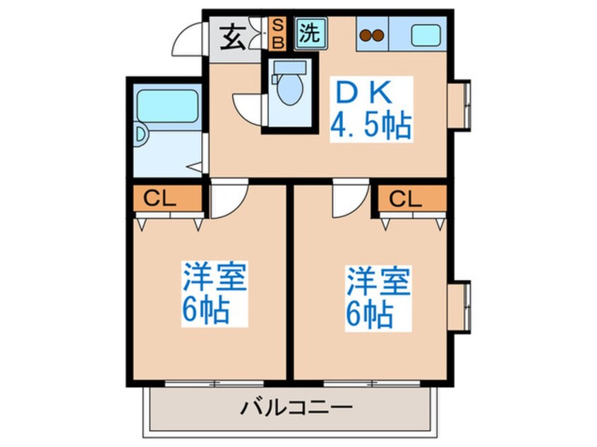 間取図 レジデンス・ド・レイ－ヌ