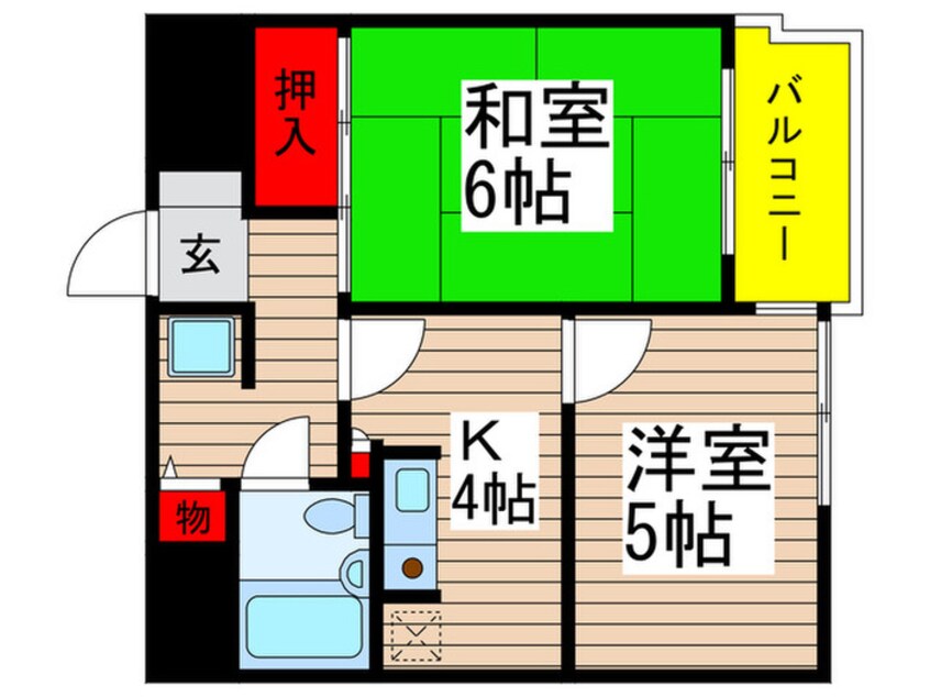 間取図 サリシャン市川