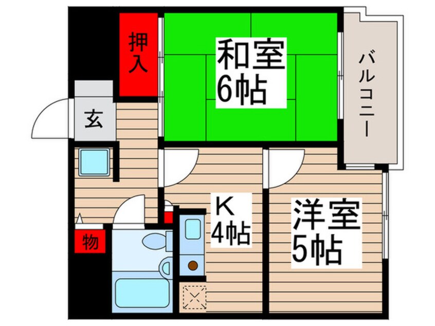 間取図 サリシャン市川