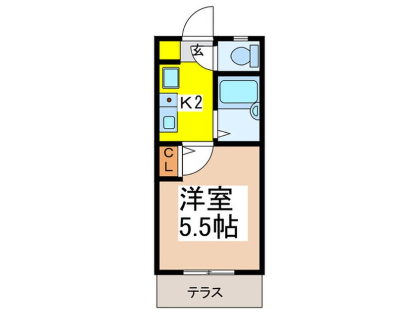 間取図 フラットＵ