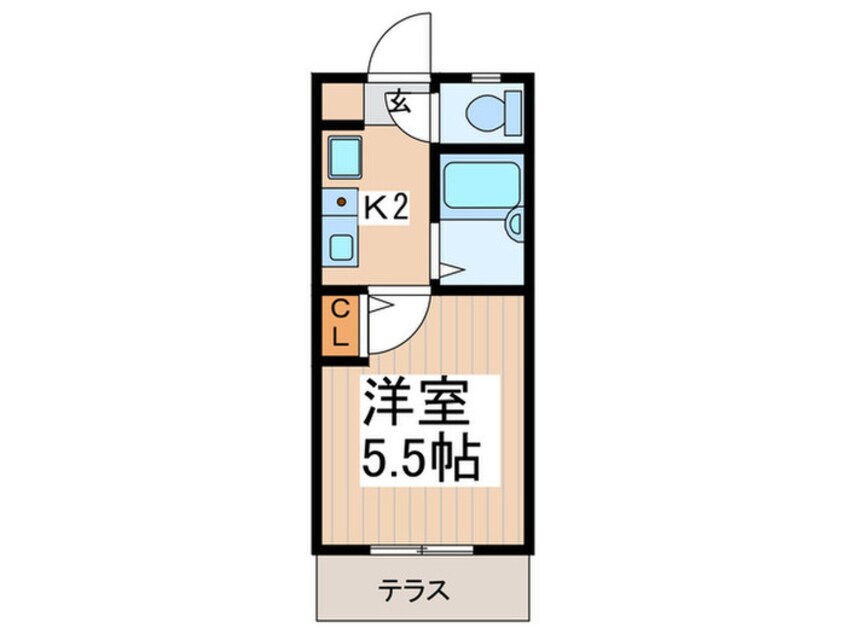 間取図 フラットＵ