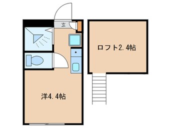 間取図 シャンピニオン都立大