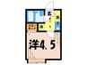 リバ－パ－ク一之江Ｂ 1Kの間取り