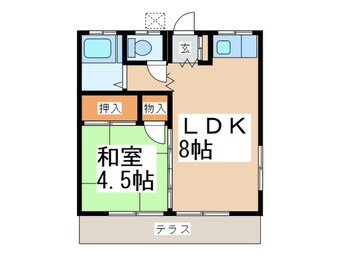 間取図 第２三浦ハイツ