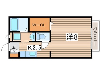 間取図 オ－ヴ林間