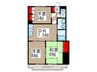 原第８マンション 3DKの間取り