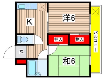 間取図 パレ・ドール芙美