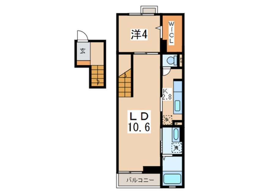 間取図 ユトリナ湘南A