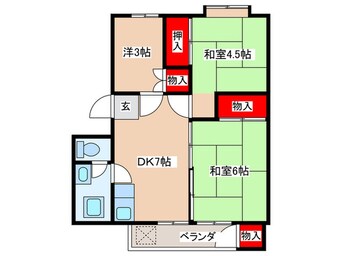 間取図 富士見町住宅27号棟(403)