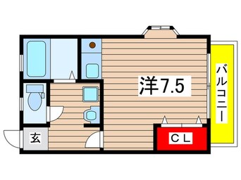 間取図 コ－ポＨＩＲＯ