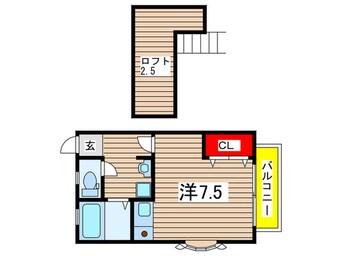 間取図 コ－ポＨＩＲＯ