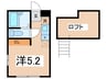 キーウエスト妙蓮寺 1Rの間取り