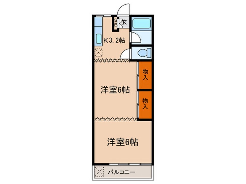 間取図 ハウス横倉