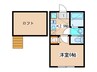 ヴィンティア鶴川 1Kの間取り