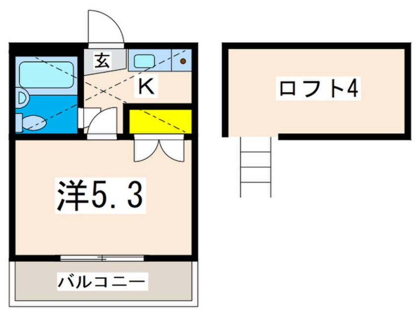 間取図 パレス杉田Ⅰ